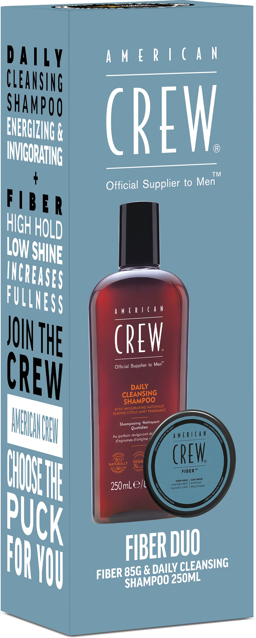 American Crew Fiber 85g + Daily Cleansing Shampoo 250mL - Image 3