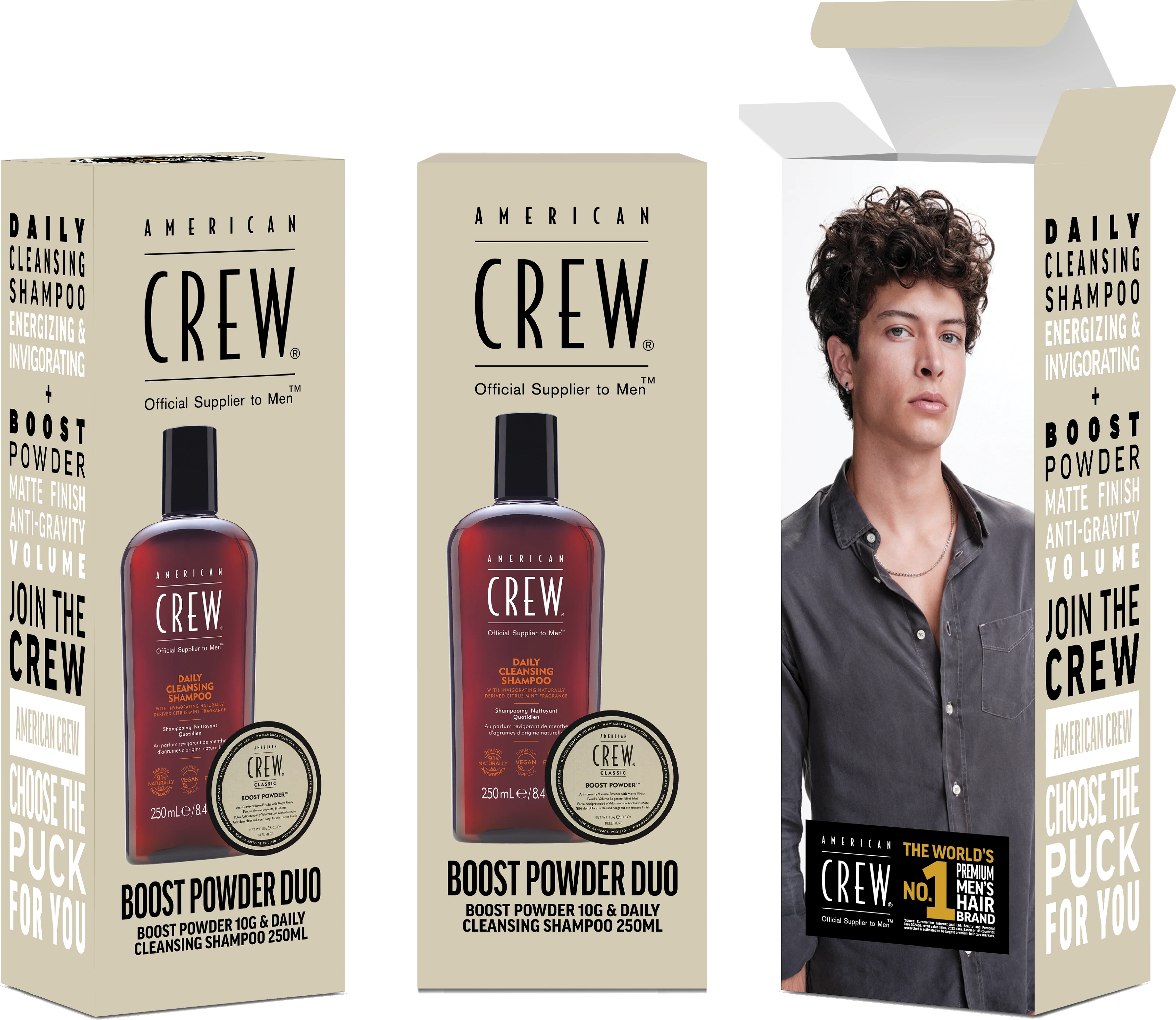 American Crew Boost Powder 10g + Daily Cleansing Shampoo 250ml - Image 4