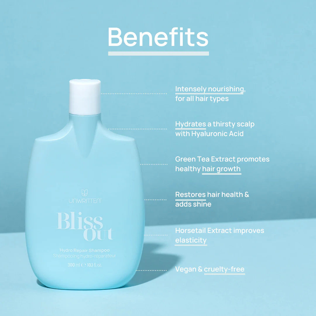 Unwritten Bliss Out Hydro Repair Shampoo 300ml - Image 8