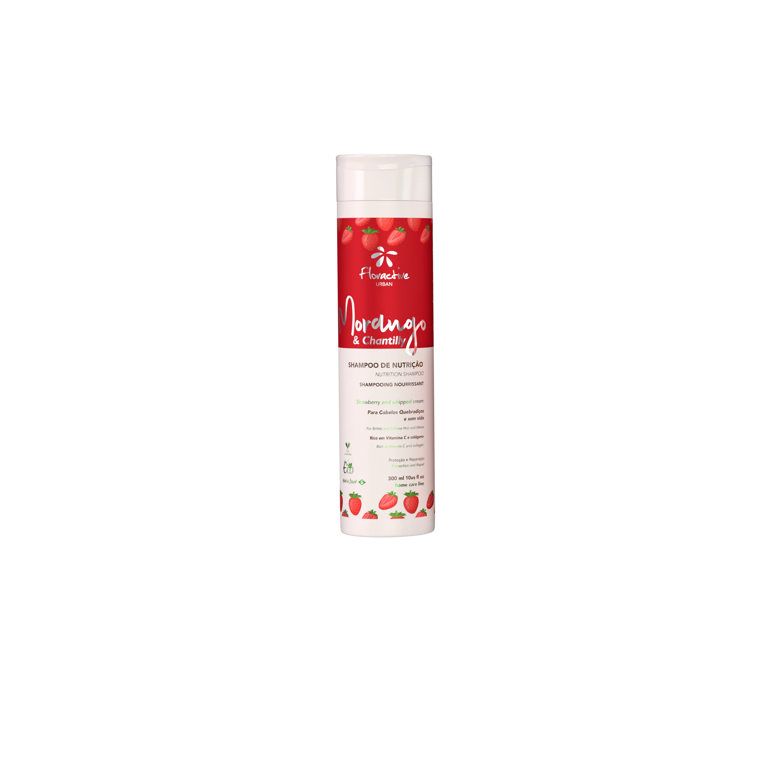 Floractive Strawberry & Whipped Cream Nutrition Shampoo 300ml
