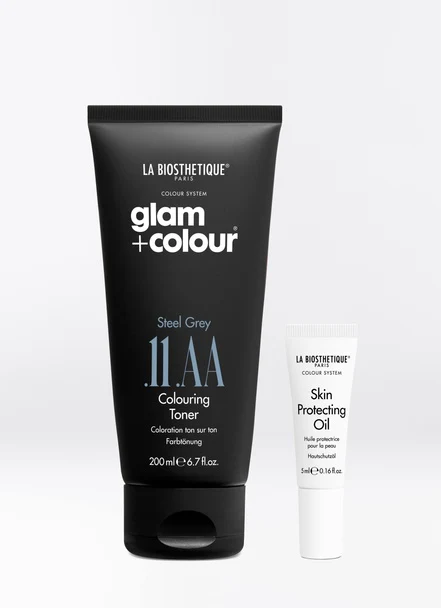 LA BIOSTHETIQUE Steel Grey .11 .AA Colouring Toner RT (Toner 200ml + Skin Protecting Oil 5ml)