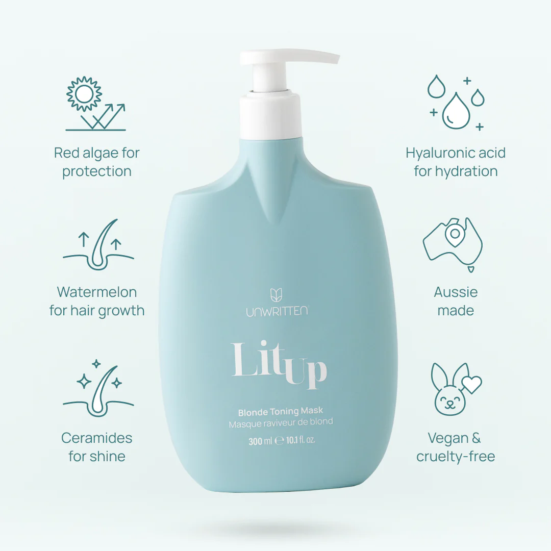 Unwritten Lit Up  Blonde Toning Mask 300ml - Image 6