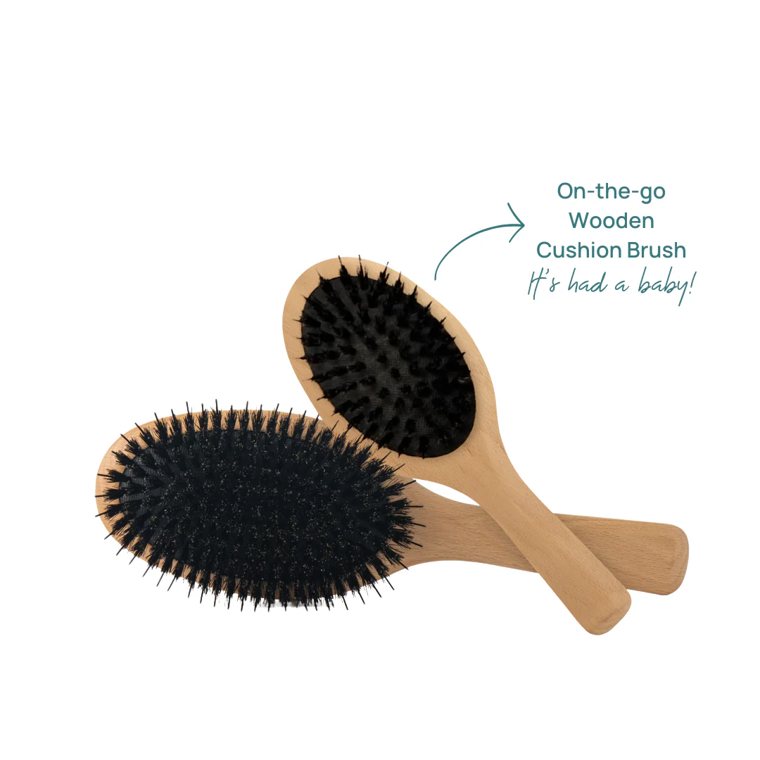 Unwritten On-the-go Wooden Cushion Brush - Image 3